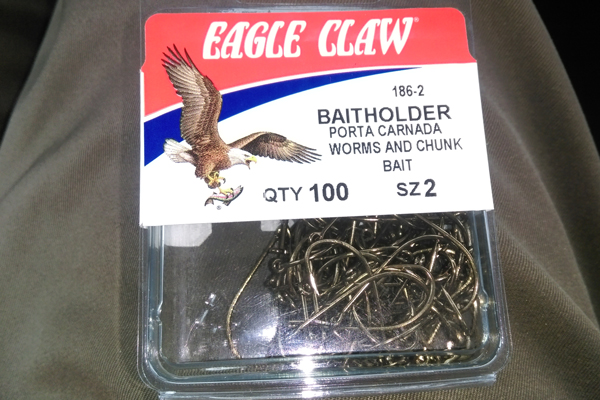 Eagle Claw Eagle Claw 186 Single Baitholder Hook Size